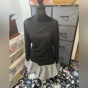 Payton Plaid Bubble Micro Mini Dress